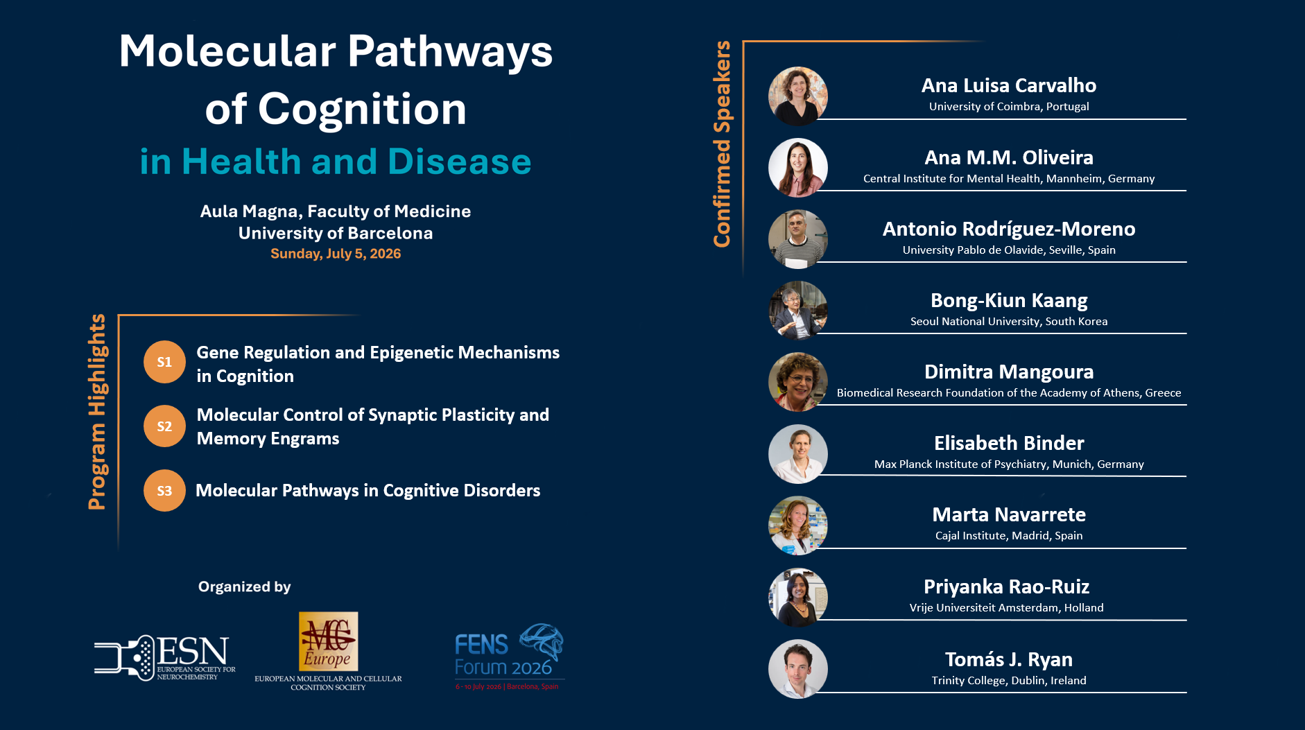 Poster Moolecular Pathways of Cognition